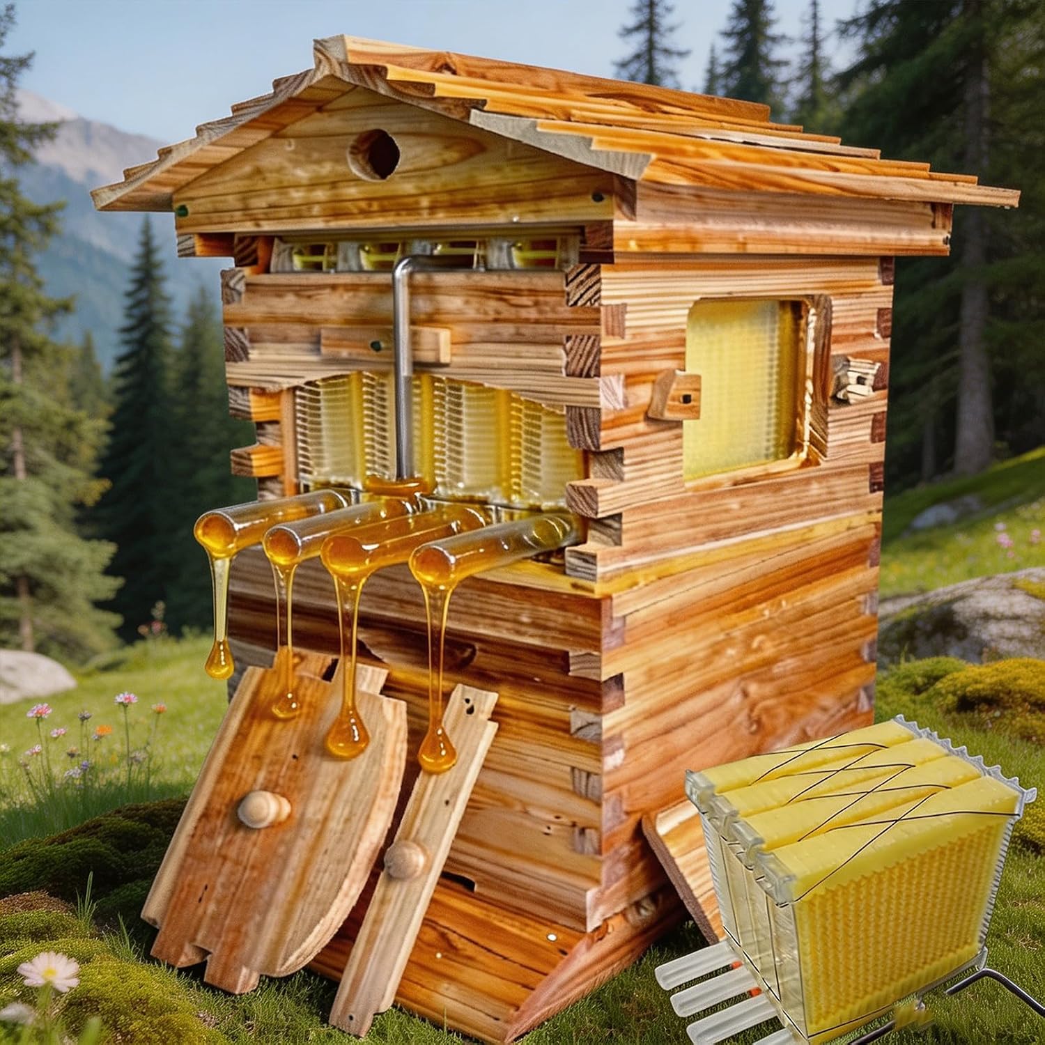 2-in-1 Self-Flowing Honey Beeh - Beehive Frame Wax recension och pris
